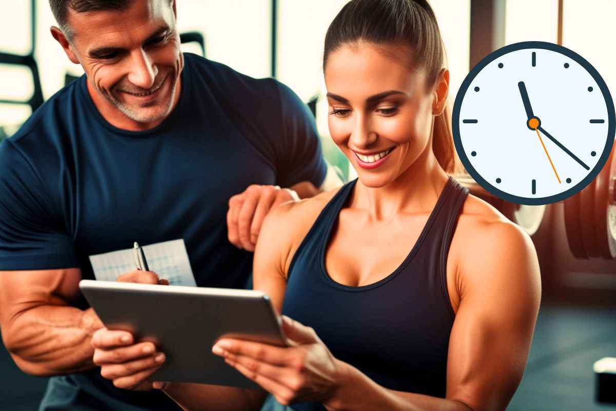 l'orario per l'allenamento