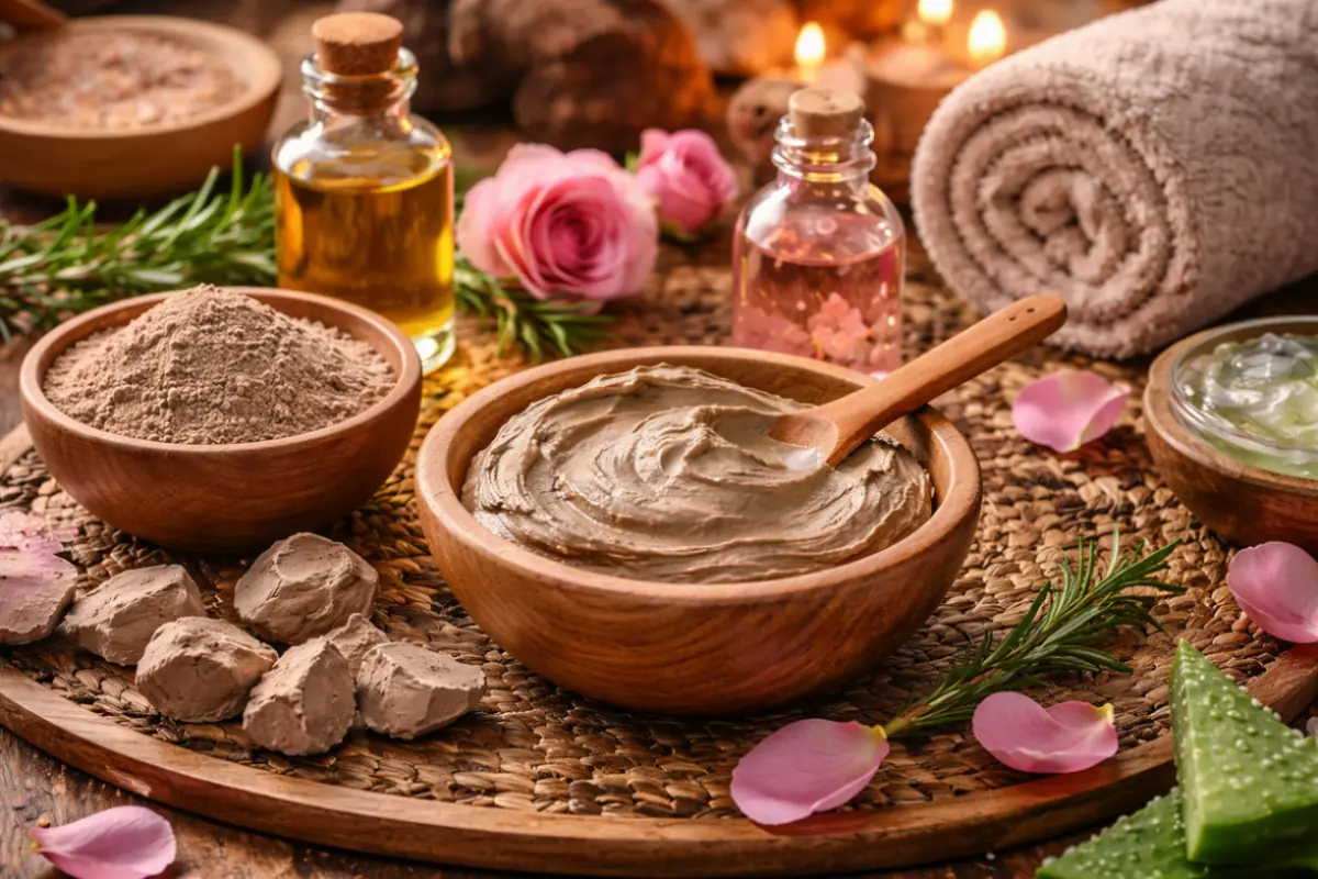 trattamento con argilla ghassoul