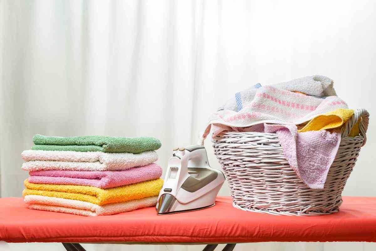 stiratura bucato pulsante asciugatrice