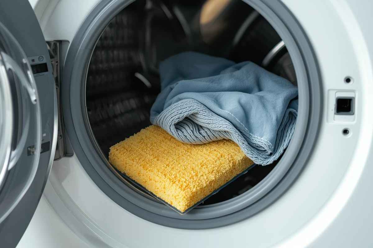 spugna cucina strofinaccio lavatrice