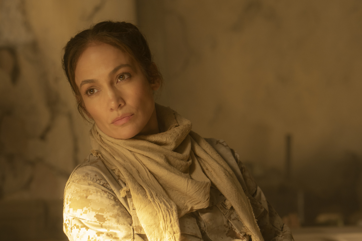 Jennifer Lopez in una scena del film "The Mother"