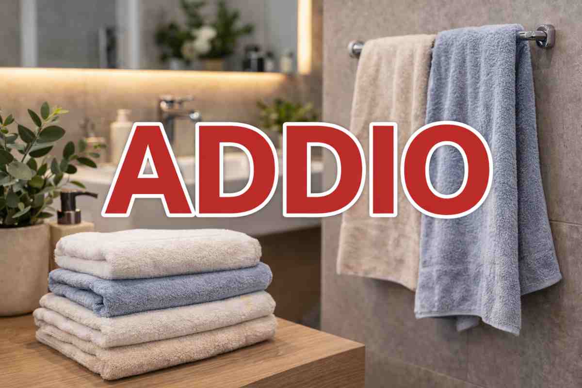 Come sostituire per sempre gli asciugamani