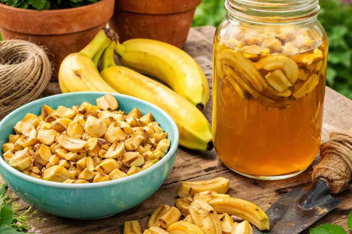 Bucce di banane, riutilizzale in giardino