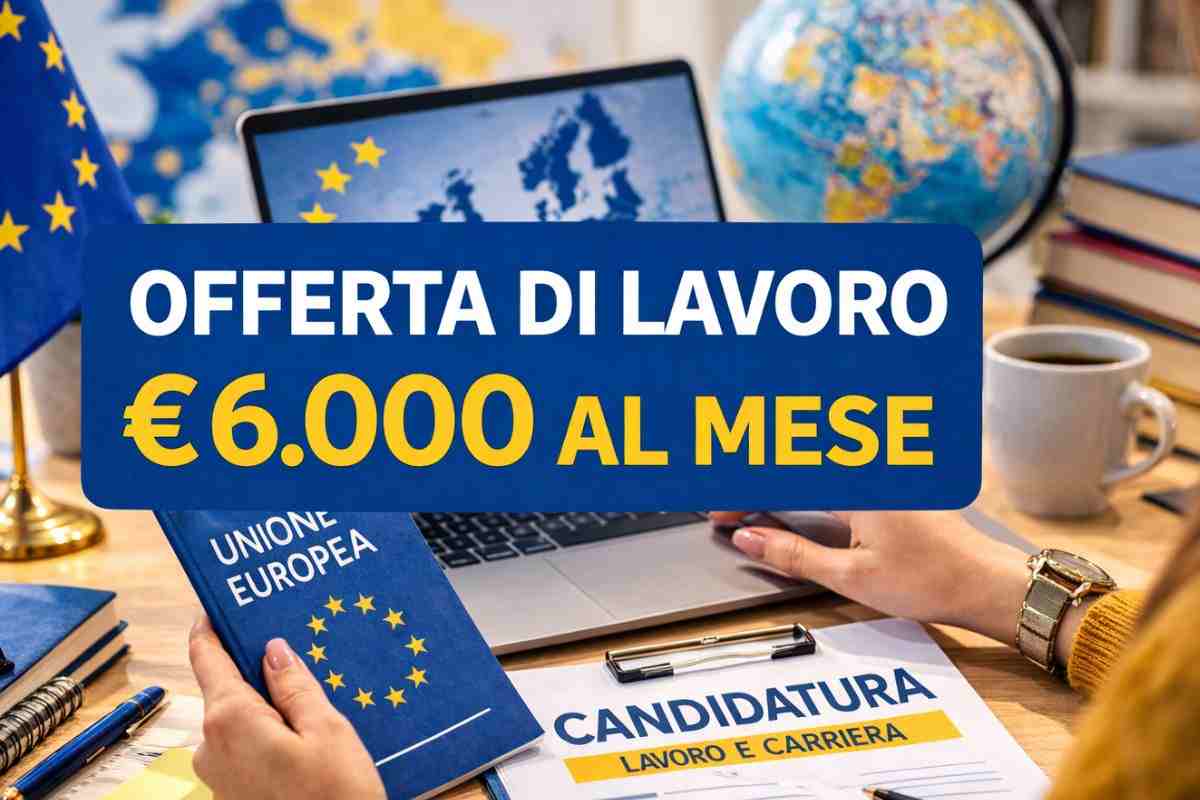 Offerta lavoro 6000 euro la mese