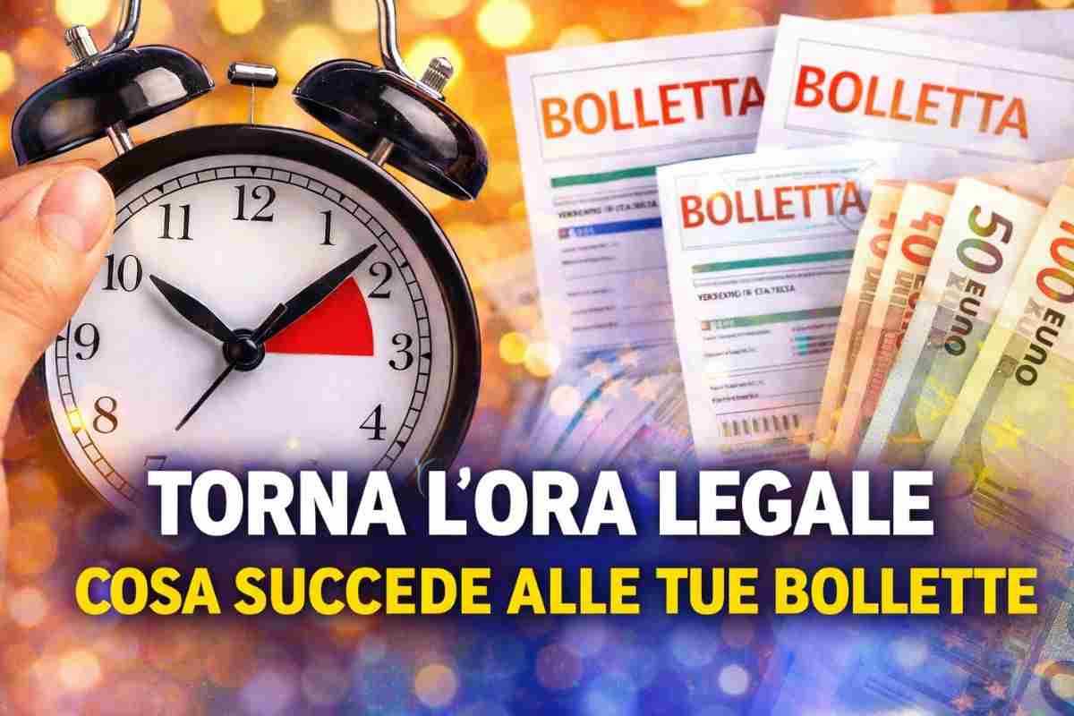 Ora legale, cosa succede alle bollette