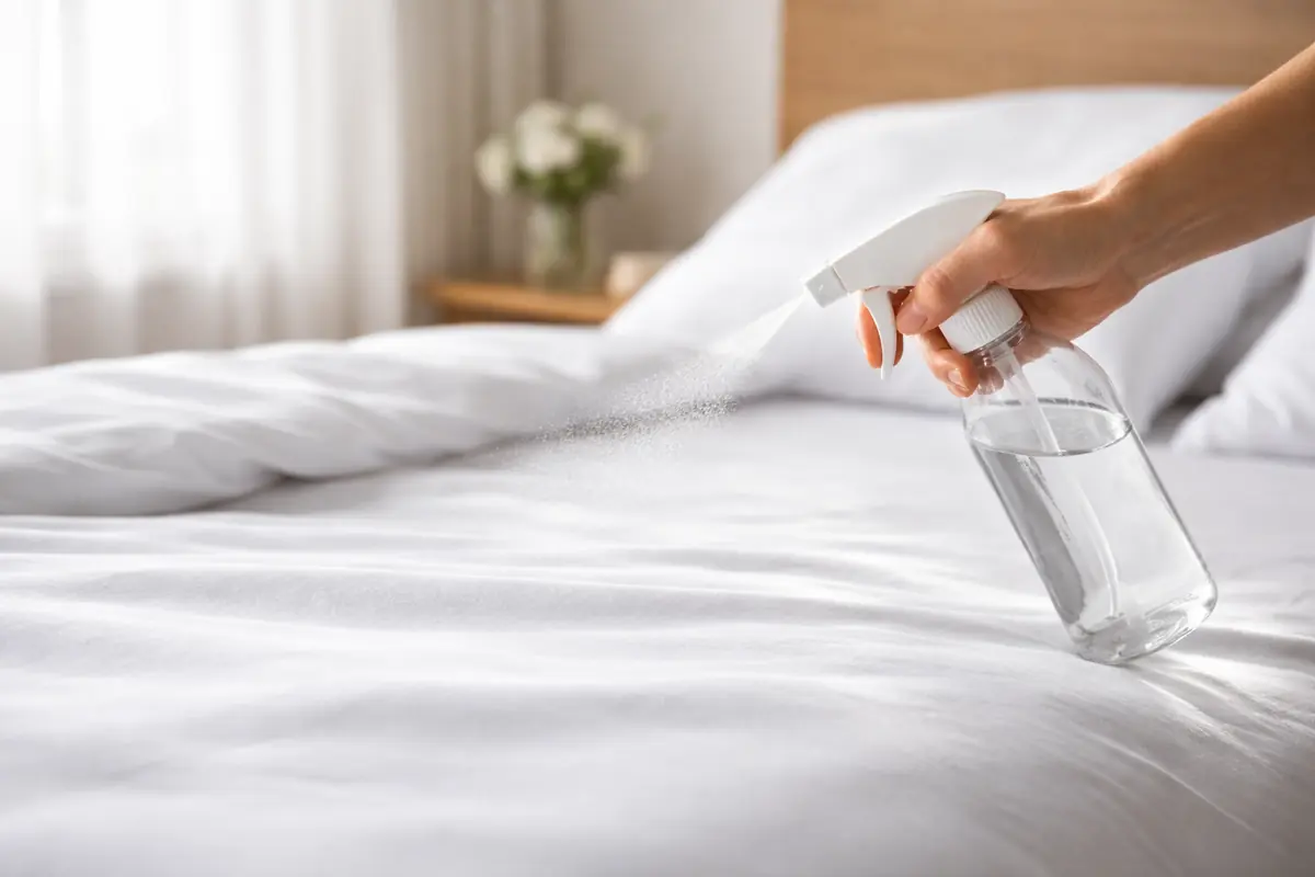 trucco spruzzino lenzuola