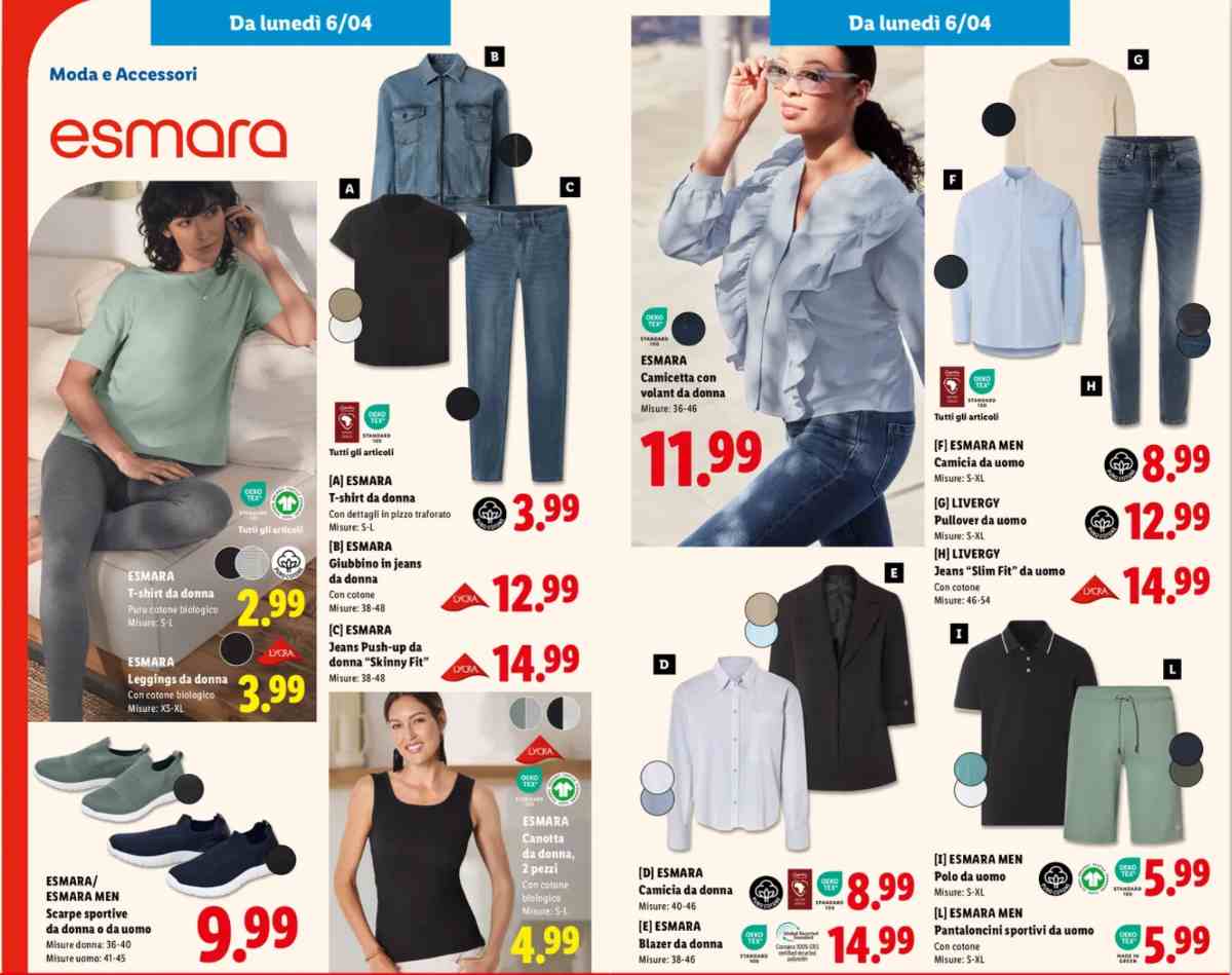 moda lidl offerte